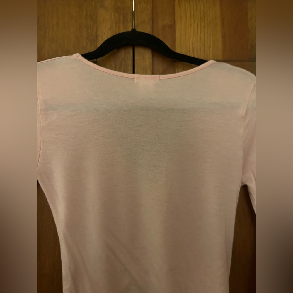 Luna Chix Women’s Sz XS Pink Ruching Balletcore Y2K Inspired Long Sleeved Top - Picture 13 of 15
